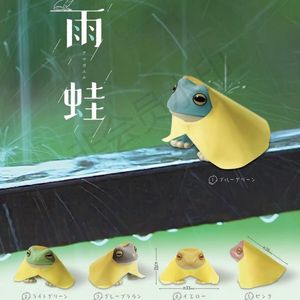 Boîte aveugle japon original capsule gashapon jouets mignon kawaii imperméable pluie rainette miniatures figurines 230506