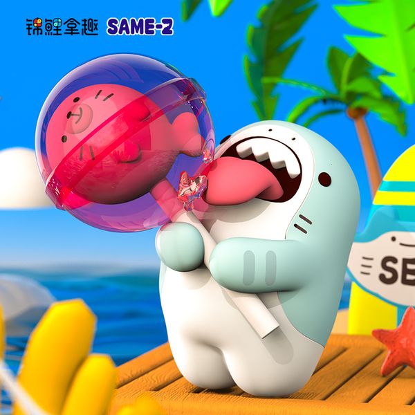 Boîte aveugle KOITAKE SAME-Z Série douce et délicieuse faite à la main par Shark King et Seal King Boîte aveugle Mystery Box Cute Anime Figure Gift 230726