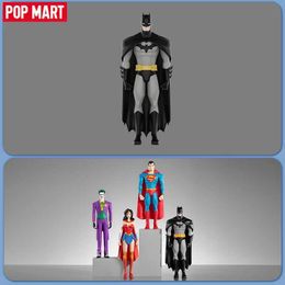 Blind Box Mart DC Trendy Figuur Popmart Actie Figurine Batman Superman Joker Wonder Woman T240506