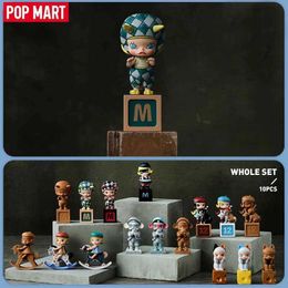 Blind Box Mart Molly Anniversary Statues Classical Retro Series Mystery Box 1PC / 10pcs Popmart Blind Box Cute Collectible Art Toy T240506
