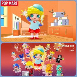 Blind Box Mart Molly My Instant Superpower Series Mystery Box 1PC / 12pcs Popmart Blind Box Jouet mignon T240506