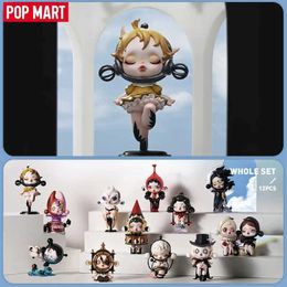 Blind Box Mart Skullpanda Image de Rety Series Mystery Box 1PC / 12pcs Popmart Blind Box Action Figure mignon Toy Birthday Gift T240506