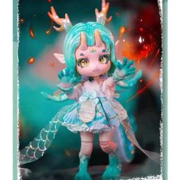 Blind Box Maytree Ancient Beast Series Blind Box Toosty OB11 Doll 14cm BJD Missery Box Kawaii Anime Figuur Meisjes Verjaardagsgeschenk Collectible Y240422