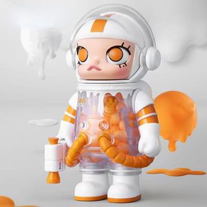 Blind box Mega Space Molly 100% Anniversary Series 2 Box Toy Popmart Mystery Action Figures Surprise Bag Kawaii Verjaardagscadeau 230901