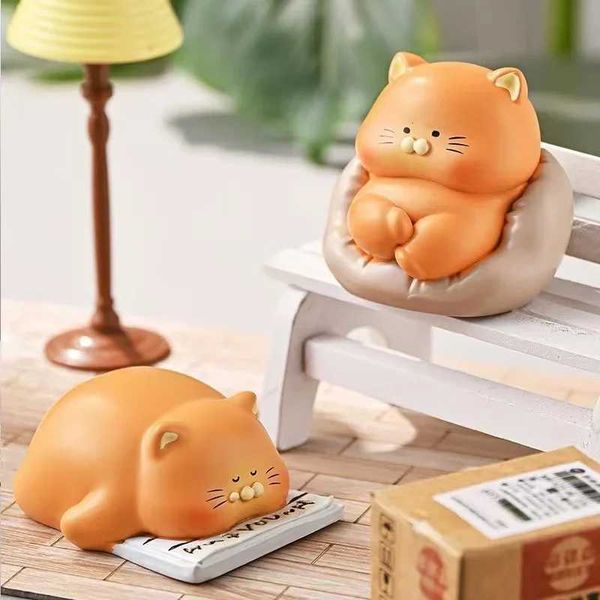 Blind Box Meow Tuanzi Work Story Series Blind Box Toys Anime Figure d'anime Ornements de bureau Mistery Box Kawaii Girls Birthday Gift Y240422