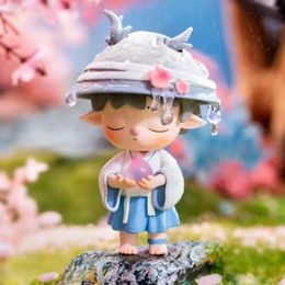 Blind box Mimi Peach Blossom Season Garden Series Blind Box Kawaii Actie Anime Figuren Speelgoed Collectie Model Verjaardagscadeau Caixas Supresas 230808