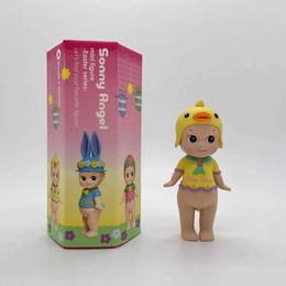 Blind Box Mini Figuur Easter Series 2016 Blind Box Toy For Girl Mystery Box Easter Bunny Lily Chick Egg T240506