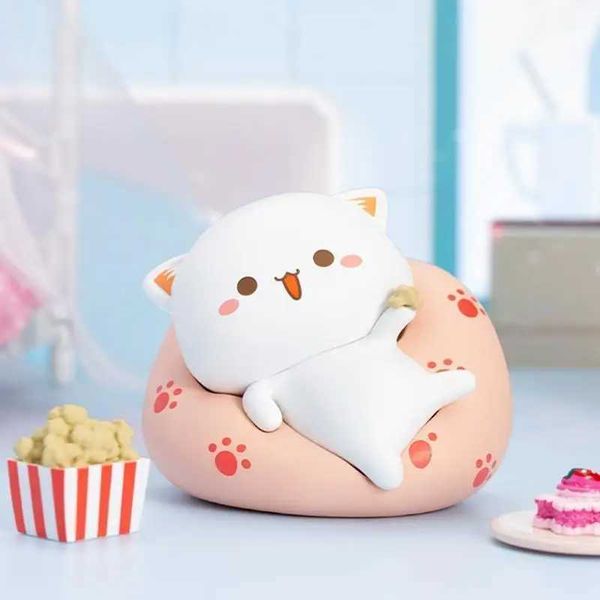 Blind Box Mitao Cat Saison 2 Cat chanceux Cat pas cher et mignon Board Board Box jouet blind Cartoon Carocoard Poll Childrens Birthday Gift Y240422