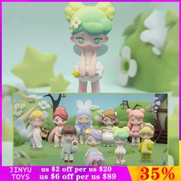 Blind doos Originele Mina Elf Tuin Serie Mystery Box Fairy Elf Anime Figuren Leuke Model Gift Desktop Ornamenten Collectible Voor kid Speelgoed 230808