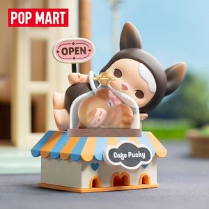 Boîte aveugle Original POP MART PUCKY Fairy Bunny Cafe série boîte aveugle Jouets modèle Confirmer Style Mignon Anime Figure Cadeau Boîte Surprise 230818