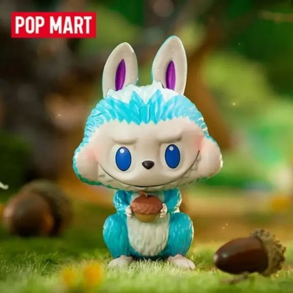 Boîte aveugle originale Popmart Labubu série les monstres animaux sac aveugle Kawaii figurines mystère d'action cadeaux jouets et loisirs boîte Surprise 231207