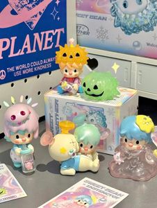 Blind box Originele POPMART Little Sweet Bean Companion Series Box Speelgoed Model Bevestigen Stijl Leuke Anime Figuur Gift Verrassing 231025