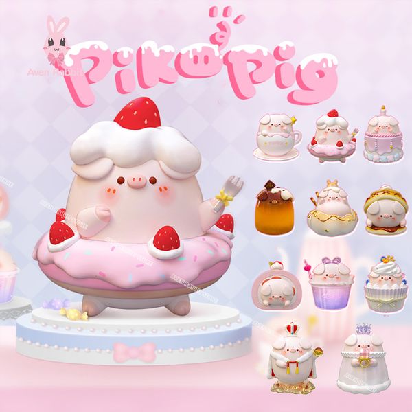 Caja ciega Piko Pig Puso Box Juguetes Misterio Misterio Caja Misteriosa Caixa Surpria de anime Figura Kawaii Model Girl Birthday Gift 230814