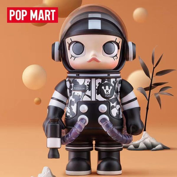 Boîte aveugle POP MART 100% SPACE MOLLY série Mega 2 boîte Surprise figurine d'action originale modèle de dessin animé Collection mystère filles 230901