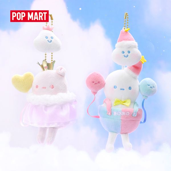 Boîte aveugle POP MART BOBO et COCO Zodiac Plush Toy Series Box Digital Action Chart Cadeau d'anniversaire Livraison gratuite pour enfants s 230410