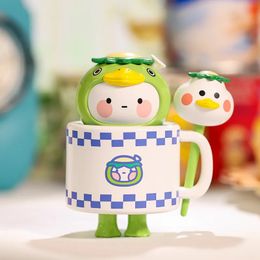 Boîte aveugle POP MART BOBO COCO Vintage ZAKKA série boîte jouets mignon Action Anime Figure Kawaii mystère anniversaire modèle Designer poupée 231020