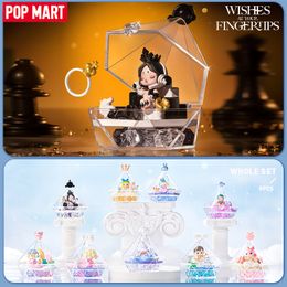 Blind box POP MART es binnen handbereik Series Scene Set Mystery Box 1PC/8PCS POPMART Blind Box Skullpanda Dimoo Labubu Romantic Ring 230808