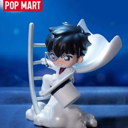 Blind Box Pop Mart Famme Detective Conan Classic Character Series Blind Box Toys Guess Sac Mystery Box Mistery Caixa Action Figure Surpre Y240517