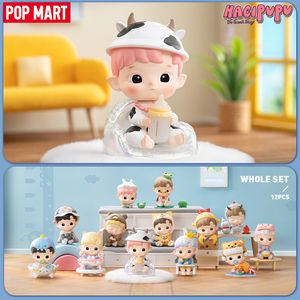 Boîte aveugle POP MART HACIPUPU la série journal de croissance boîte mystère 1 pièce/12 pièces boîte aveugle Kawaii figurine d'action jouet mignon 230915