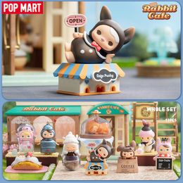 Blind Box Pop Mart Pucky Rabbit Cafe Series Mystery Box 1PC12pcs Blind Box Action Figure Cute Toy 230811