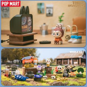 Boîte aveugle POP MART Les monstres maison des elfes série boîte aveugle 1 PC/9 pièces poupée Labubu cadeau d'anniversaire enfant jouet 230731