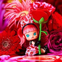 Blind Box Popmart Molly Mika Ninagawa Flower Dreaming Series Blind Box Toys Guess Mystery Box Mistery Caixa Action Figure surprend mignon Y240517