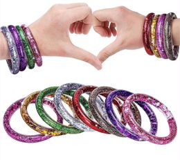 Kit de fabrication de bracelets d'amitié, jouet fait à la main pour fille, Bracelet rose scintillant, DIY, 10 pièces/ensemble