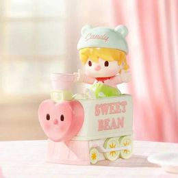 Boîte aveugle Sweet Bean Afternoon Tea Series Blind Box Box Joue Action Figure surprise Mystery Box Kawaii Bureau Dolls Kids Birthday Gift Y240422