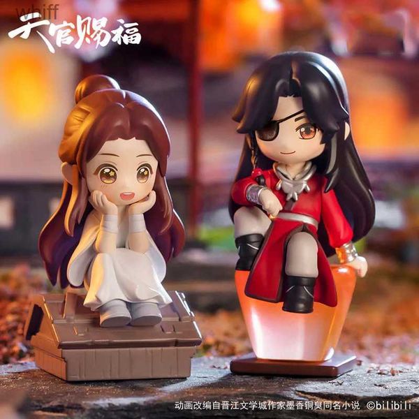 Blind Box Tianguan Cifu Anime Blind Box rencontre votre série Xielian Huaching Model Dolls Action Figure mystérieuse Box Childrens GiftC24325