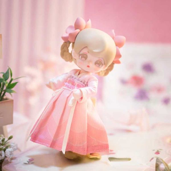 Blind Boîte Xingyunlai BJD Yunlai Food Shop Series 2 Blind Box Toys OB11 1/12 Dolls Mystery Box Figures Action Figures Original Girls Gift Y240422