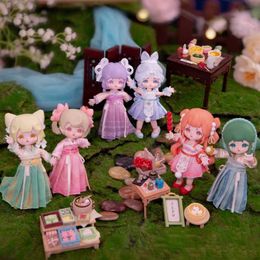 Blind Box Xingyunlai Food Shop Series Blind Box Anime Toys BJD Obtisu11 Dolls Mystery Box Action Figure Collection Model Surprise Gifts Y240517