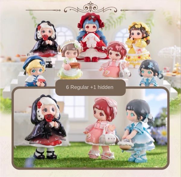 Boîte aveugle ZIYULI Thé de l'après-midi pour la série fille boîte jouet figurines d'action Lolita modèle de poupée Collection Surprise cadeau Kawaii 230912