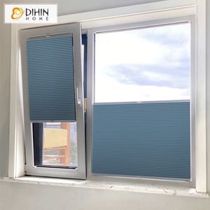 Blinds Dihin Home Window Curtain Light Filtering Blackout Cellular Honeycomb Tinten voor woonkamer Top en omlaag Aangepast 230302