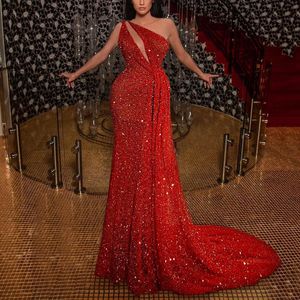 Bling bling cristaux Kaftan Prom robes 2022 long yousf aljasmi high cou noir mousseline arabe dames en soirée robes de fête personnalisées