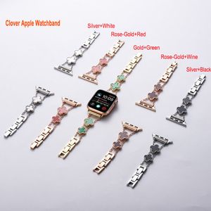 Bling armbandband voor damesbanden compatibel met charme Apple Watch 7 6 5 4 3 banden 38 mm 40 mm