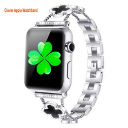 Bracelets Bling compatibles avec Apple Watch Band 38 mm, 40 mm, 41 mm, 42 mm, 44 mm, 45 mm, bracelet de rechange en strass, bracelet en métal scintillant pour iWatch Series 8 7 6 5 4 3 2