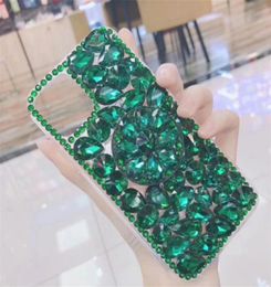 Bling Crystal Diamonds Rhingestone 3D Stones Tone Cover Caxe pour iPhone 11 Pro Max9110783