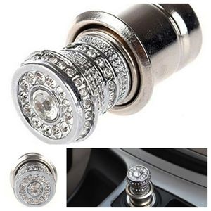 Bling Crystal Rhinestone DC 12V auto-accessoires sigarettenaansteker Decor