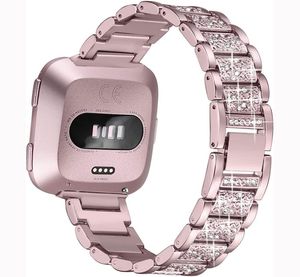 Bracelet de montre Bling Diamond pour Fitbit Versa 2 Bracelet en acier inoxydable Bracelet pour femme pour Fitbit Liteverse 2 Accessoires de bande 3098858