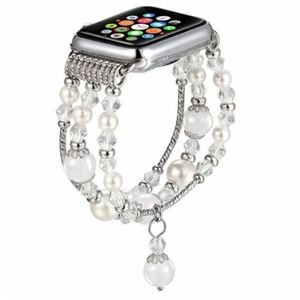 Bracelet de montre en diamant Bling Bracelets intelligents pour bracelets de montre Apple 41mm 45mm 42mm 40mm 38mm 44mm Bracelet en acier inoxydable femmes Bracelet de poignet pour iwatch 7 6 5 4 3 2 1 bracelets de montre