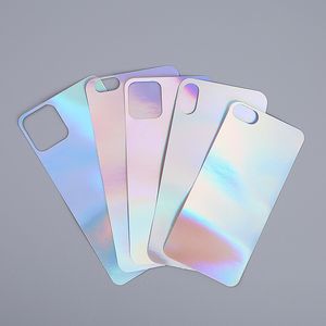 Bling Tarjeta láser de doble cara para iphone 12 Pro Max Xs Xr 8 7 Plus Decoración de la caja del teléfono Envío gratis