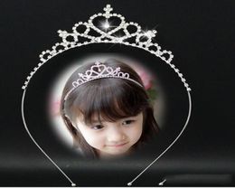 Blingbling girls039 Tiara's voor bruiloft kristallen bruiloft krans hoofd hoepel prinses meisjes hoofdstukken voor optocht meisjes wrea1833208