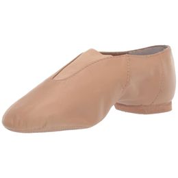 Bloch Dance Dames Super Leather Elastic One Step Jazz Shoes Brown 9.5 Dames DCTI