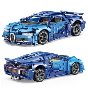 Bloques 1/14 Bugat Chiron Technical Car Constructor RC Juguetes para niños Supercar Ladrillos Modelo Construcción Navidad Regalos de cumpleaños Niños 231114