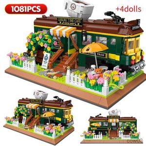 1081 piezas ciudad creativa diamante arquitectura Mini modelo bloques de construcción Micro casa figura ladrillos juguetes para niños niñas regalos R230718