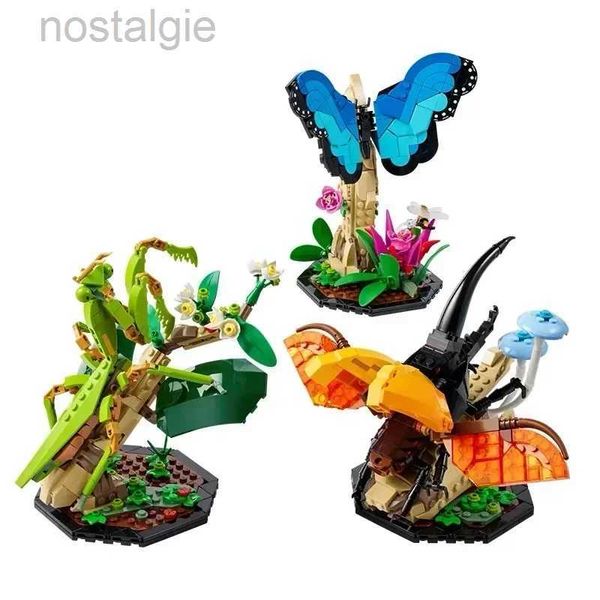 Blocs 1111 pièces idées 21342 Collection d'insectes modèle Animal papillon coccinelle blocs de construction bricolage enfants Puzzle assembler des jouets cadeaux pour enfants 240401