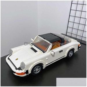 Blokken 1458 Stuks Technische Porscheed 911 Retro Racewagen High-Tech 10295 Modelbouw Fit Voertuig Monteren B Speelgoed Jongen Gift Drop Del Dhdw5