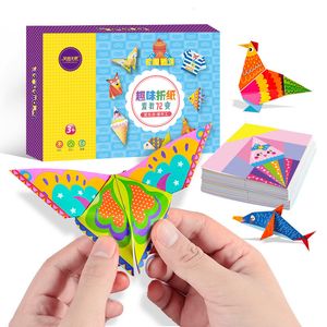 Blocs 152Pcs / set DIY Éducatif Origami Papier Découpe Livre Artisanat Enfants Jouets À La Main Maternelle Amusant Puzzle Bébé Enfants Jouet Cadeaux 230710