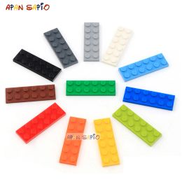 Bloqueos 200 piezas Bloques de construcción de bricolaje Figuras delgadas Ladrillos 2x6 Dotos 12 COLOR Juguetes creativos educativos para niños Tamaño compatible con 3795