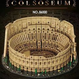 Blokken 2023 Grote 9036Pcs 86000 Architectuur Stad De Italië Romeinse Colosseum Model Building 10276 Bricks Kids Xmas Diy speelgoed 230710